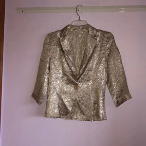Alexia Admor silver and gold jacket